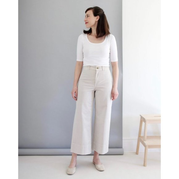 Everlane The Lightweight Leg Crop Chino 2 NWT - Picture 2 of 15